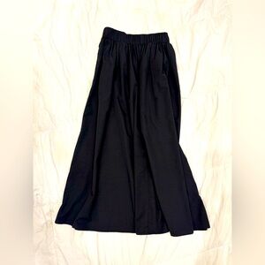 Black maxi Anthropologie skirt